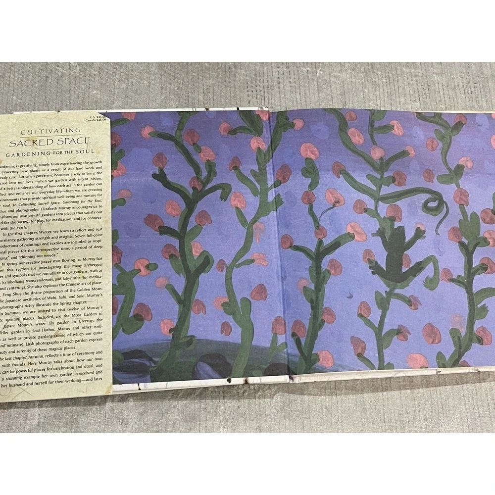 Cultivating Sacred Space: Gardening for the Soul by E. Murray 1997 HC DJ First E